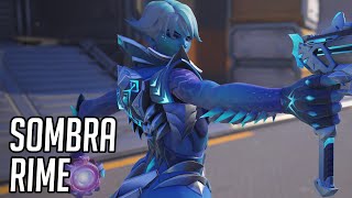 Sombra quotRimequot Skin Showcase  Overwatch 2 [upl. by Anek]