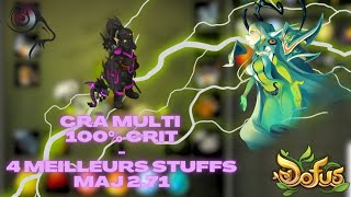 MAJ 271  CRA MULTI 100 CRIT  COMPARATIF DES 4 MEILLEURS MODES OPTI [upl. by Relyt764]