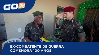 EXCOMBATENTE DE GUERRA COMEMORA 100 ANOS [upl. by Lalittah69]