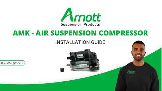 Arnott AMK Air Suspension Compressor Installation Video for MercedesBenz RClass W251 [upl. by Awra150]