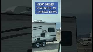 2023 New Quartzsite AZ Dump Stations at Laposa South LTVA and Tysons Wash [upl. by Arodoeht290]