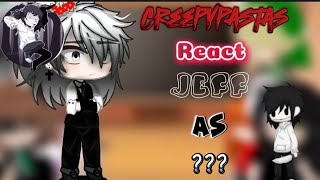 Creepypastas react Jeff as  TiktokYo👻parte 1 [upl. by Barcroft]