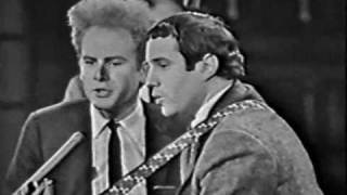 Simon amp Garfunkel  Sounds Of Silence Live Canadian TV 1966 [upl. by Ahsemaj]