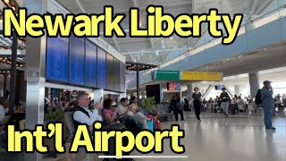 Newark Liberty Airport Terminal C Walkthrough Tour of EWR [upl. by Aniloj841]