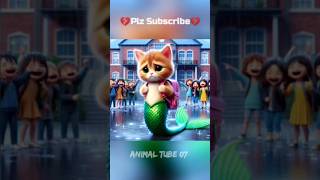 This Kitten Mermaid Wont Be Stopped🧜😿  cat funny animals ai aicat catlover shorts ytshorts [upl. by Maxa596]