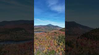 Fall foliage Lake Placid Adirondacks in Upstate New York nature adirondacks lakeplacid autumn [upl. by Ellirpa]