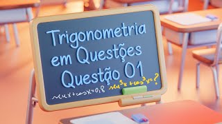 👨‍🎓👨‍🎓TRIGONOMETRIA EM QUESTÕES Famema 2022 Sendo x um número real sabese que sin x  cos x  08 [upl. by Rodrigo]