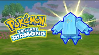 Shiny Regice BDSP  Pokemon Brilliant Diamond [upl. by Butte988]