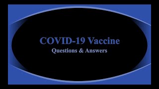 COVID19 Vaccine  Questions amp Answers with Aiman Alzetani NHS Consultant Thoracic Surgeon [upl. by Tabby995]