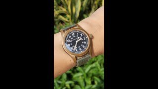 Shorts 6 Hamilton Khaki Field Mechanical Bronze [upl. by Eidassac278]