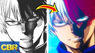 20 Major Differences Between My Hero Academia Manga And Anime [upl. by Suryc]