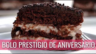 BOLO PRESTÃGIO PARA ANIVERSÃRIO FÃCIL SEM GLÃšTEN SEM LACTOSE [upl. by Kulsrud]