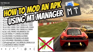 How to mod android games using MT MANAGER [upl. by Zanze]