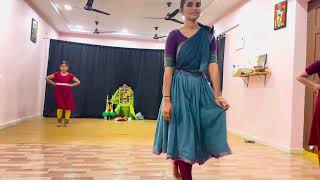 Jathiswaram teaching part  Bharatanatyam  SLBV nrithyalaya [upl. by Neerual]