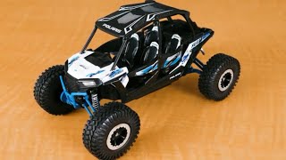 New Ray Toys Polaris RZR XP4 1000 White Lightning Rock Crawler 118 Scale UTV [upl. by Publus191]