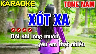 ✔ XÓT XA Karaoke Tone Nam  HAY amp ĐẸP NHẤT   Tình Trần Organ [upl. by Shulamith210]