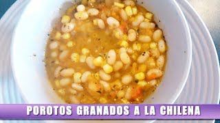 POROTOS GRANADOS A LA CHILENA [upl. by Mharba]