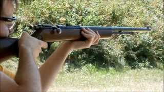 Cooey model 600 22 rifle shooting [upl. by Rego]