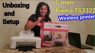 Canon Wireless Printer Review  Canon pixma TS3322 series wireless printer setup [upl. by Eivla]