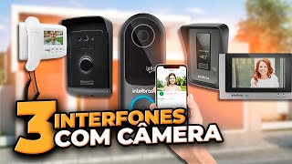 TOP 3 MELHOR INTERFONE COM CÂMERA Guia Melhores Videoporteiro CUSTO BENEFÍCIO 📞 📹 [upl. by Lecrad]