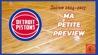 PREVIEW NBA 20242025  les DETROIT PISTONS encore au point mort [upl. by Wilfred]