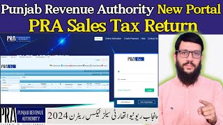 New PRA IRIS Portal IHow to File PRA Sales Tax Return I Punjab Revenue Authority I PRA Return 24 [upl. by Llevad]