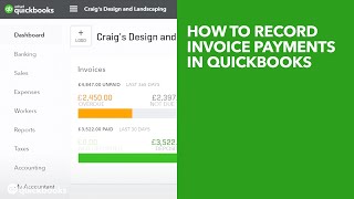 How to Record Invoice Payments in QuickBooks [upl. by Rubliw]