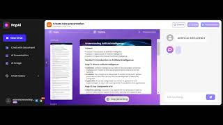 POP AI  AI Presentation Maker [upl. by Casie]