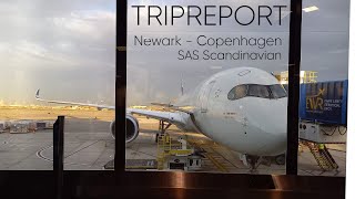 TRIPREPORT  SAS Scandinavian Airlines ECONOMY  Airbus A350900  Newark  Copenhagen [upl. by Rhyner512]