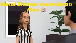 Hotel Zimmer reservieren learngermandeutsch1  zimmer [upl. by Jen394]