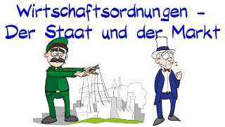 4 Wirtschaftsordnungen  Der Staat und der Markt [upl. by Anolahs]