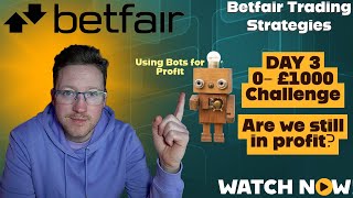 0  £1000 Challenge  Day THREE using automated Bots to make a Daily Profit [upl. by Mraz]