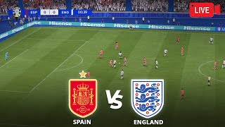 Spain VS England  UEFA EURO 2024  FINAL  Live Score  EaFc24  PS5 [upl. by Elva]