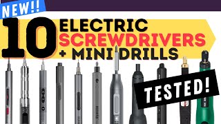 Mega Review Precision Electric Screwdrivers and Mini Drills inc Xiaomi Creative Space ArrowMax [upl. by Devi]