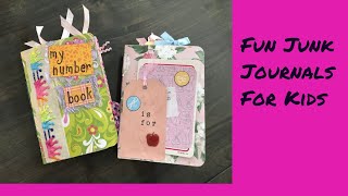 Fun Little Junk Journals for Kids [upl. by Yrtneg]