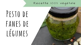 Recette 100 végétale ✭ Pesto de fanes de légumes [upl. by Wadsworth519]