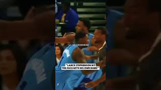 When Lance Stephenson hit his face with his own hand nba basketballplayer lancestephenson [upl. by Temple]