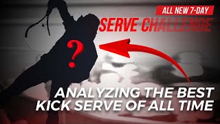 Analyzing the Greatest Kick Serve of All Time [upl. by Ikceb]