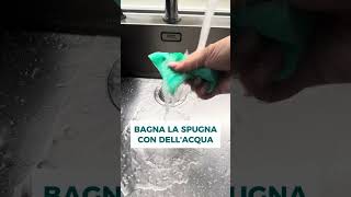 Come pulire le SPUGNETTE della cucina per le pulizie di casa [upl. by Ravahs]