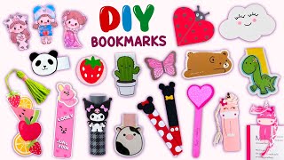 25 DIY BOOKMARK and PAPERCLIPS  SCHOOL SUPPLIES IDEAS [upl. by Laitselec]