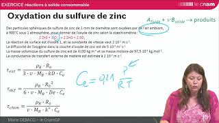 GRCpoly  EXO  oxydation du sulfure de zinc [upl. by Elocen]