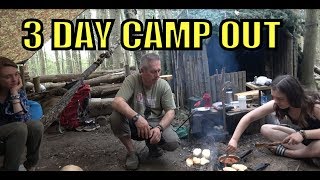 Bushcraft Camp Out in the woods [upl. by Dnomyad]