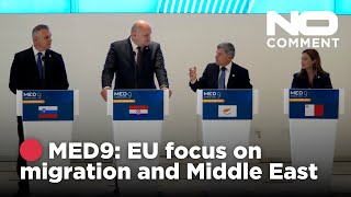 🔴 MED9 Summit – EU Leaders address migration and Middle East crisis in Cyprus  No Comment [upl. by Mailliw424]