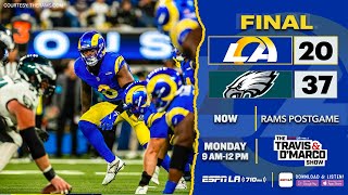 Rams Lose On Sunday Night Football to The Eagles Live Postgame w Travis Rodgers amp Kirk Morrison [upl. by Nilla]