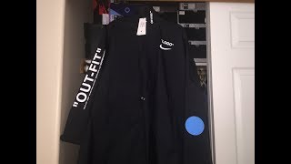 NIKE X OFF WHITE PARKA JACKET [upl. by Yrrol]