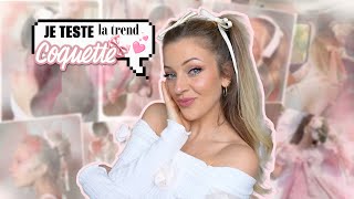 JE TESTE LA TENDANCE Coquette 🎀​ [upl. by Anilrahc787]