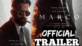 Marco Official Trailer  Marco Malayalam Movie Official Release Date  Unni Mukundhan  Haneef [upl. by Post]