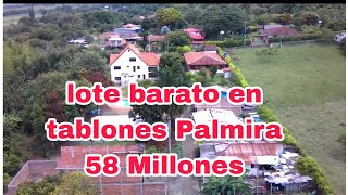 lote barato tablones Palmira 180M² 58Millones negociable 😱 [upl. by Frendel]