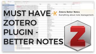 Best addons in Zotero  easy to use  better notes  literature review mindmap  research [upl. by Krauss592]