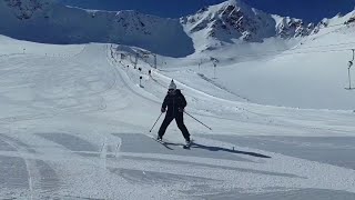 Skiing in Kaunertal Glacier Austria [upl. by Ylram]